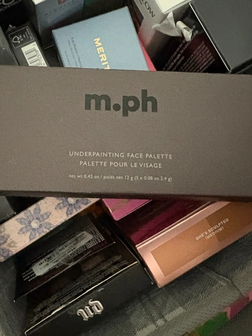 m.ph by Mary Phillips  Underpainting Face Highlight & Contour Palette